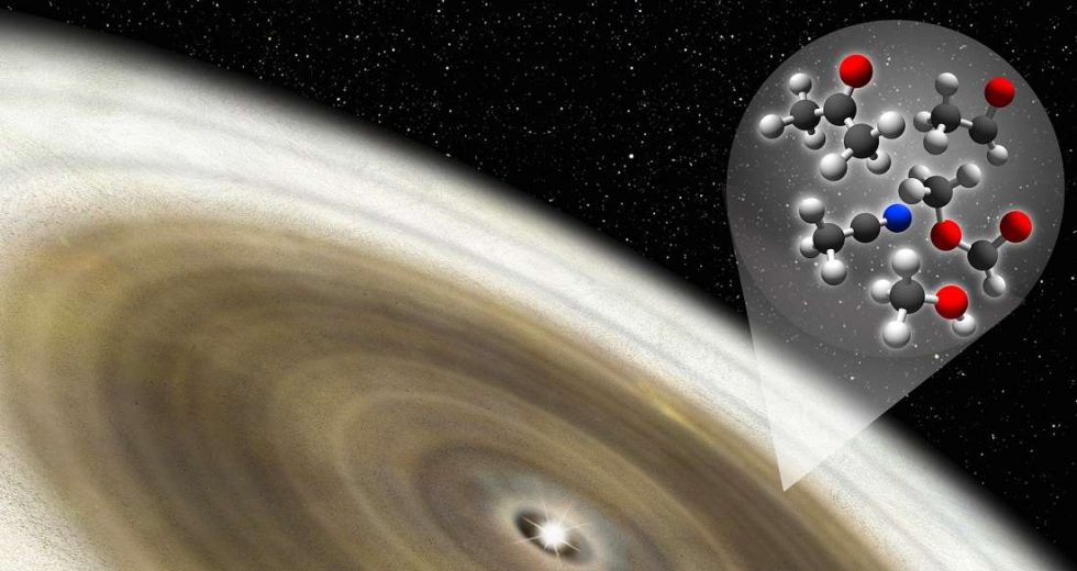 Elementos orgânicos são encontrados ao redor de estrela distante